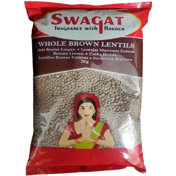 SWAGAT Brown Lentils 2Kg