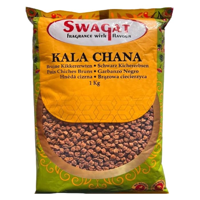 SWAGAT Kala Chana Brown Chick Peas 1Kg