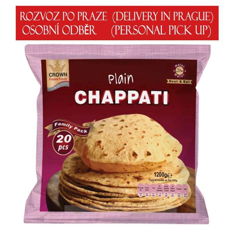 CROWN Chapati Family Pack 1200g (20psc)