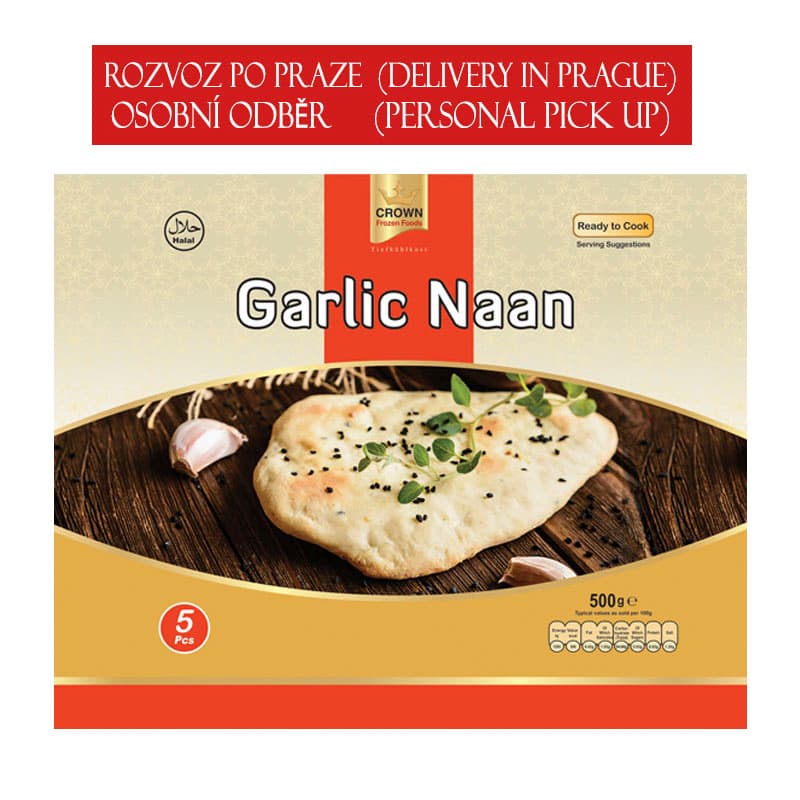 Garlic Naan 500g (5psc)