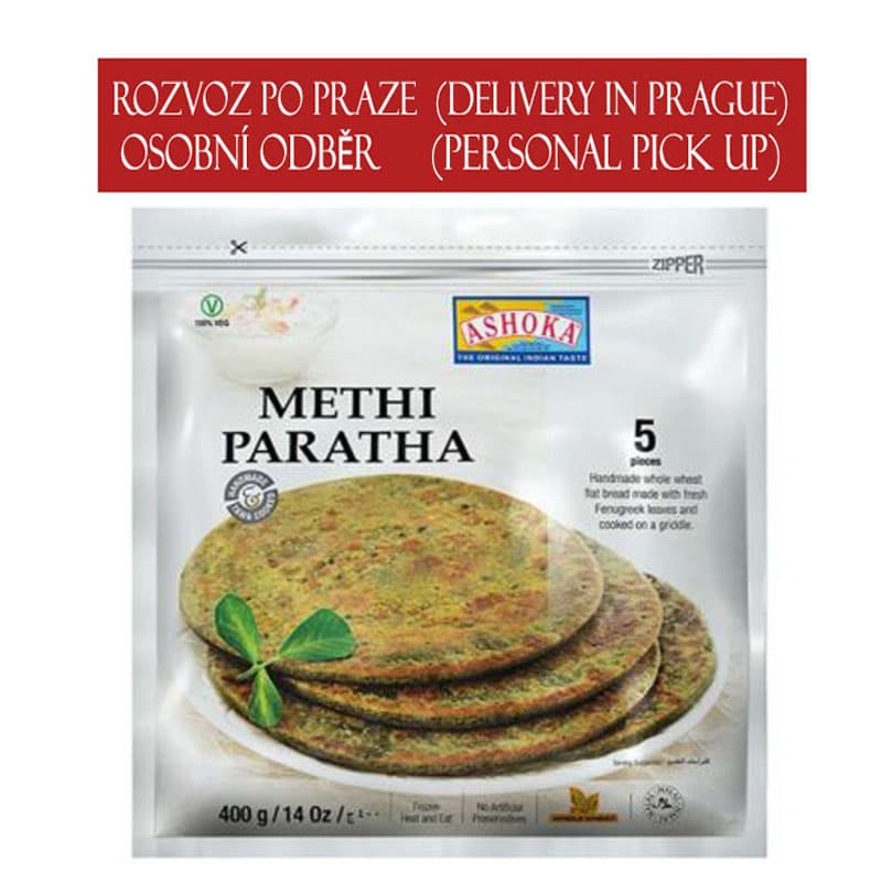 ASHOKA Methi (Fenugreek) Paratha 400g (5psc)