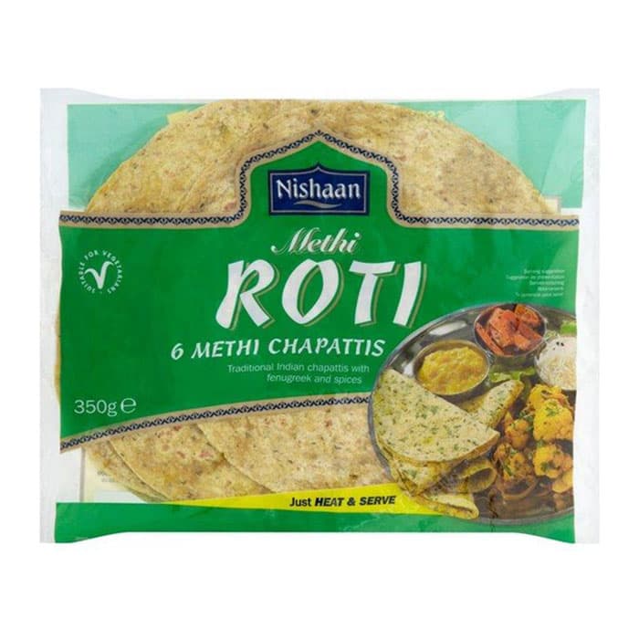 NISHAAN Methi (Fenugreek) Roti 6psc (350g)