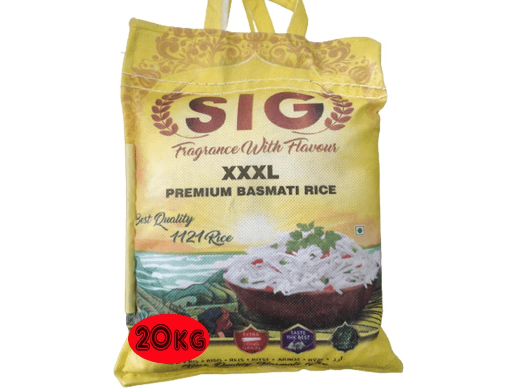 SIG Basmati Rice Premium XXXL 20Kg