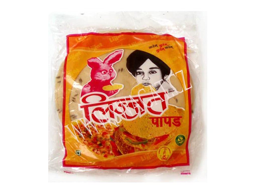 LIJJAT Mini Jeera (Cumin) Papad 200g