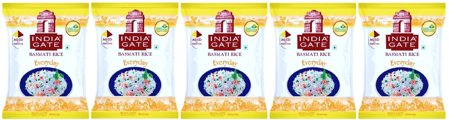 INDIA GATE Basmati rice Everyday 5x1Kg