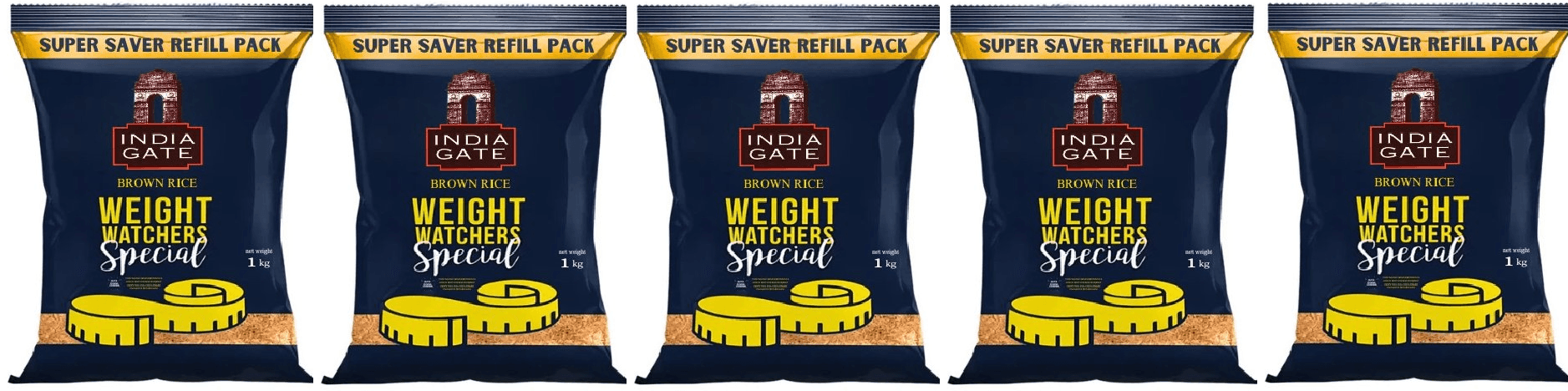 INDIA GATE Brown rice 5x1Kg