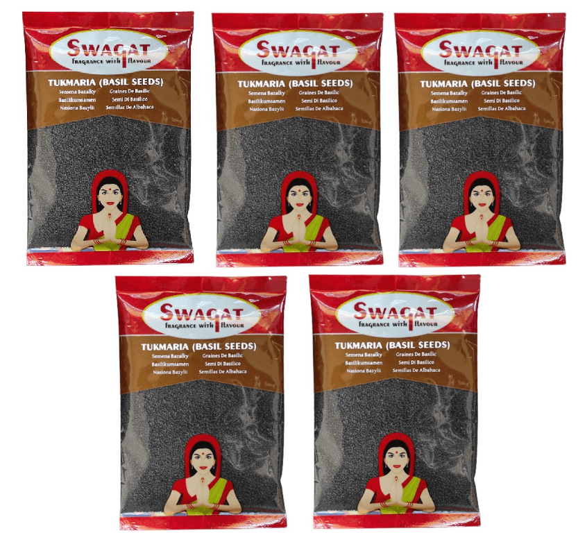 SWAGAT Tukmaria Basil Seeds 5x100g