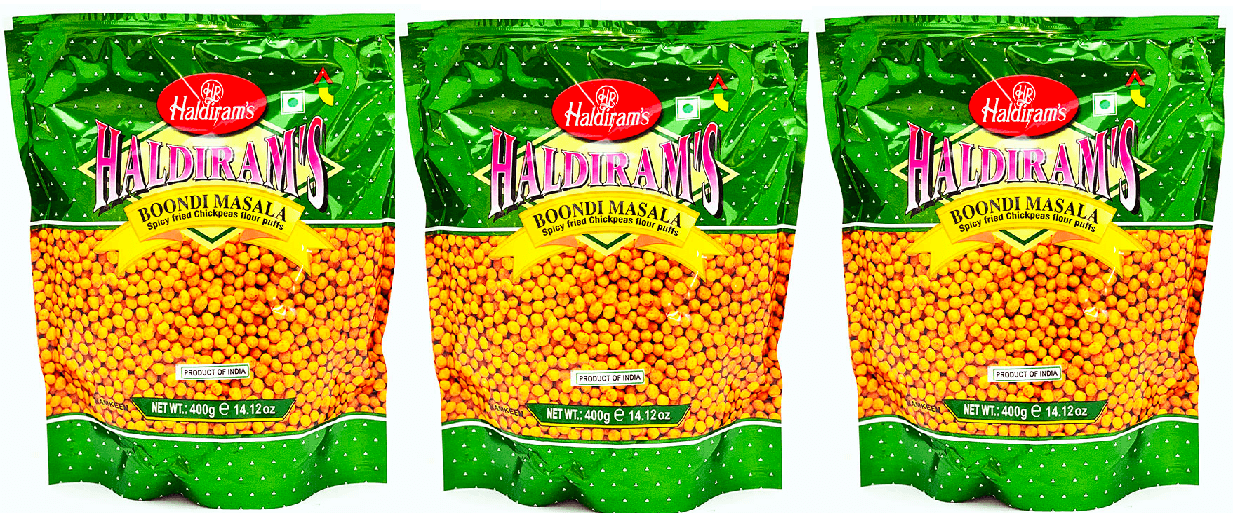 HALDIRAM‘S Spiced Boondi 3x200g