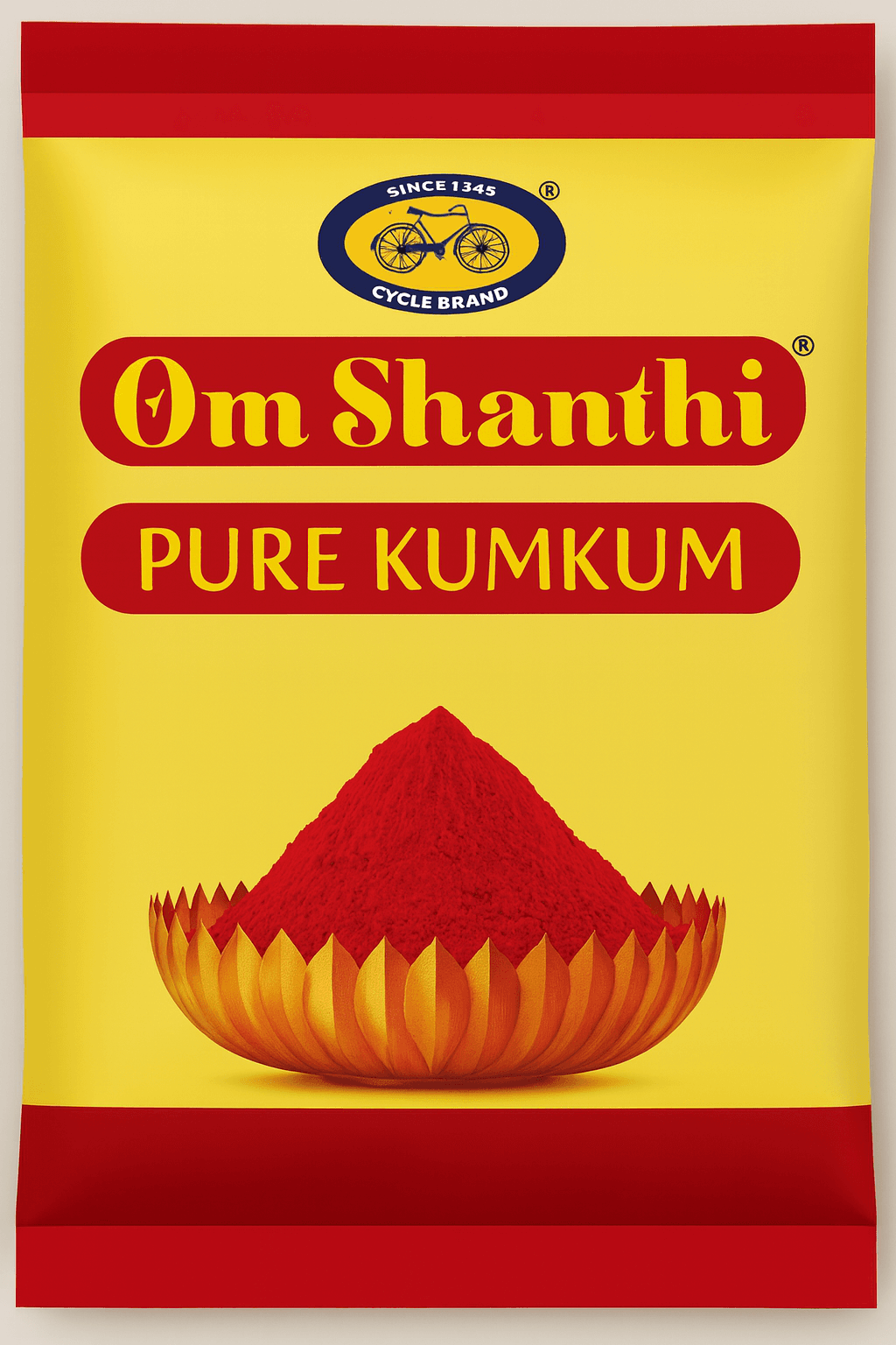 Cycle Brand OM SHANTHI Pure Kumkum 40g
