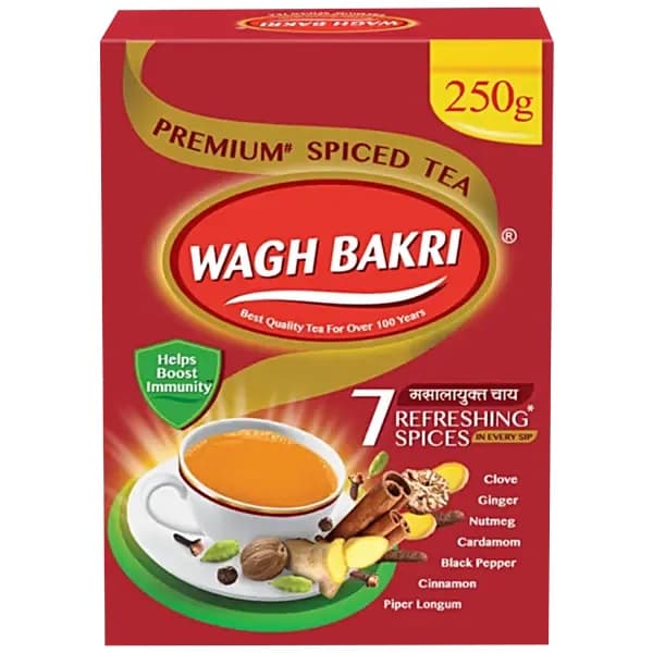 WAGH BAKRI Masala Tea 7 Spices 250g