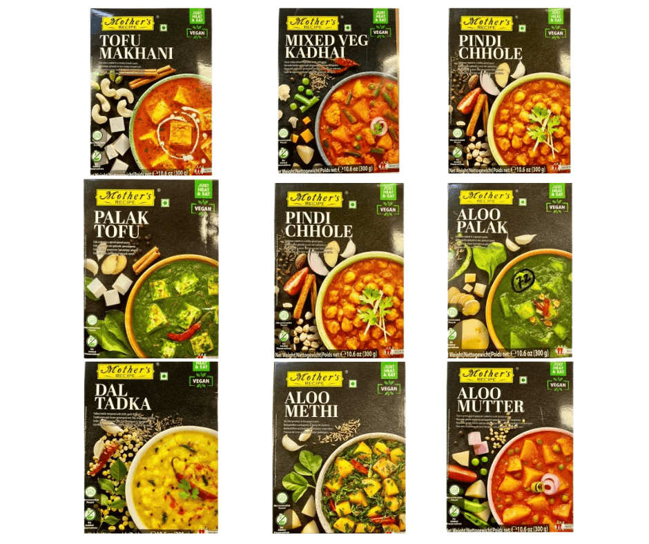 Mother’s Recipe – Indian Vegan Curry Combo