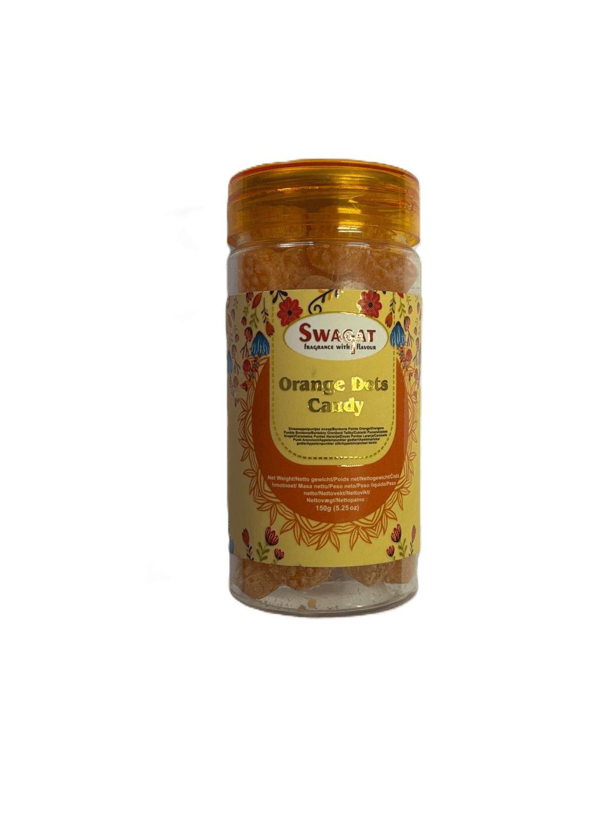 SWAGAT ORANGE DOTS CANDY 150G