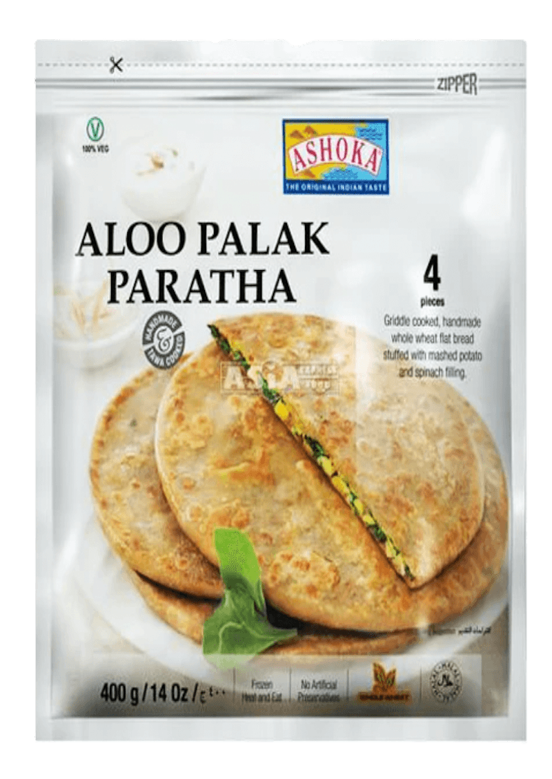 ASHOKA ALOO PALAK PARATHA (FROZEN) 400G