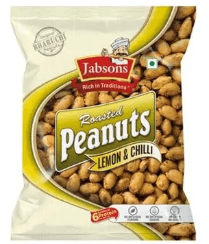 Jabsons Roasted Peanuts Lemon & Chilli 140G
