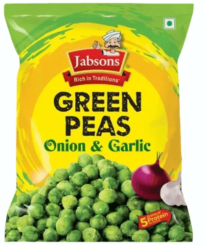 Jabsons Green Peas Onion & Garlic 150G