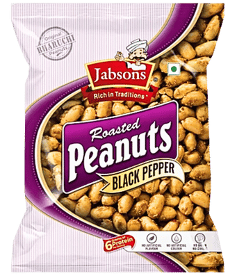 Jabsons Roasted Peanuts Black Pepper 140G