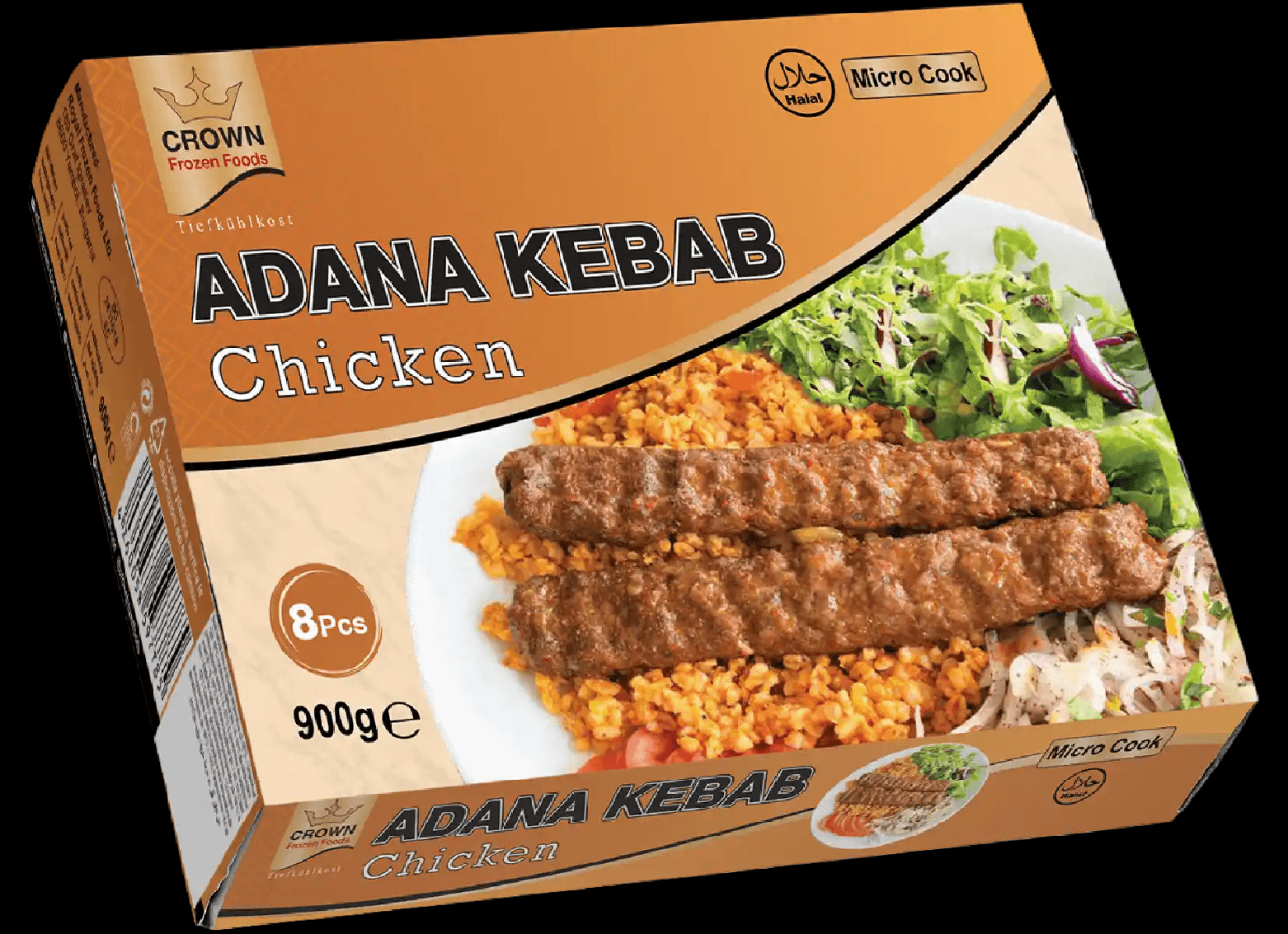 Adana Kebab 900G (Frozen) (8pc)