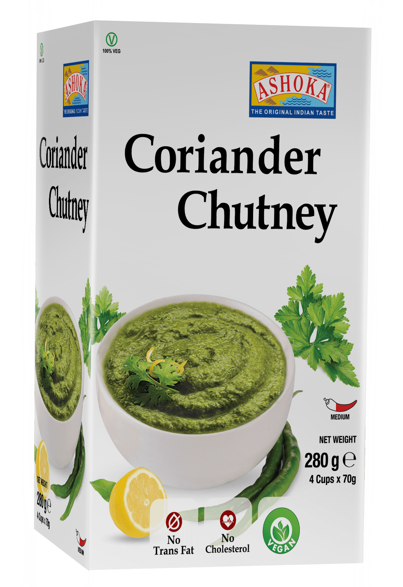 Ashoka Coriander Chutney 4×70 G