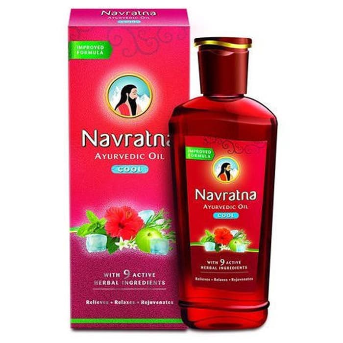 EMAMI Ayurvedic Cooling Massage Oil Navratna 180ml