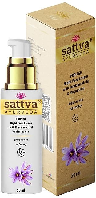 SATTVA Pro-Age Night Cream with Kumkumadi Oil 50ml