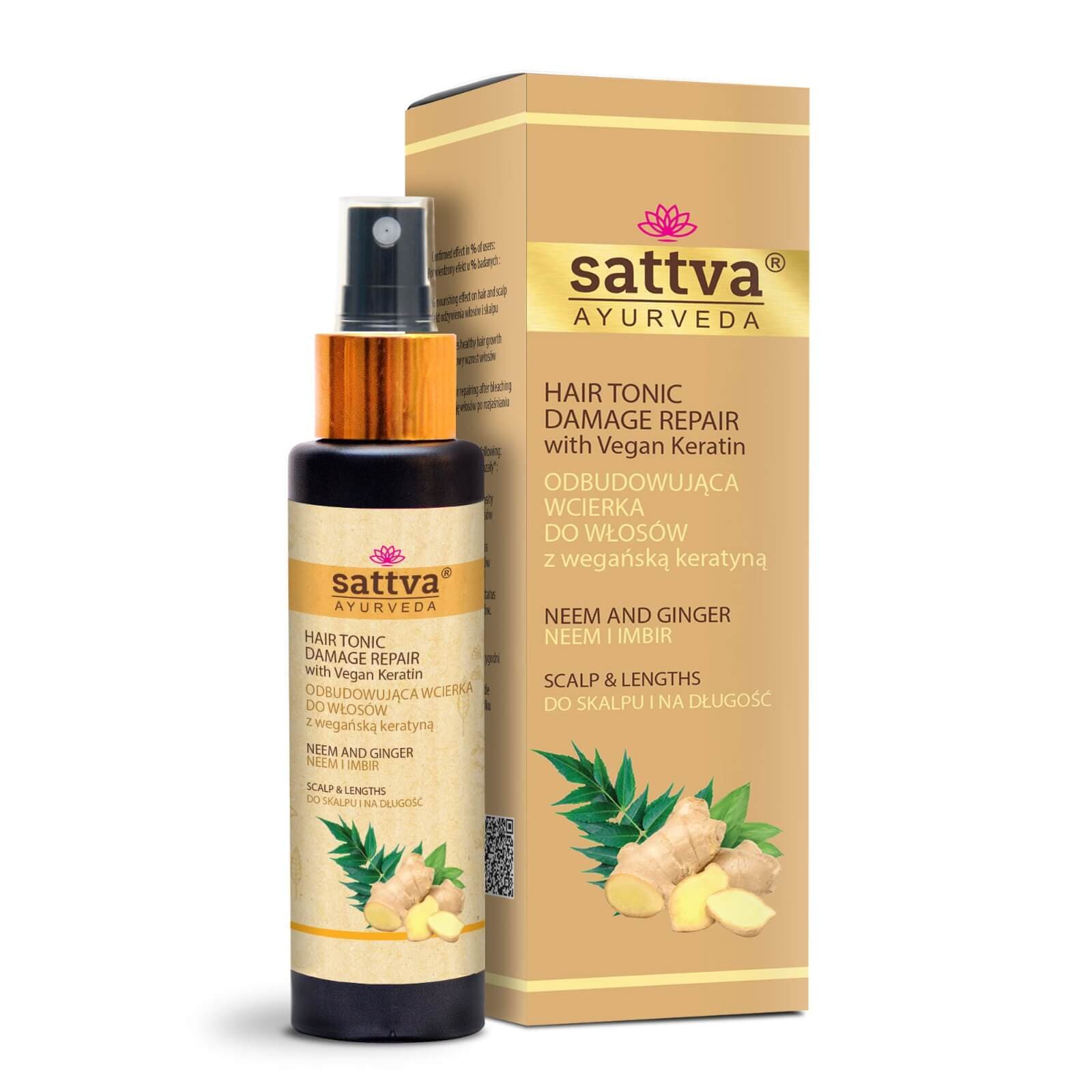 SATTVA Hair Tonic Damage Repair with Neem & Ginger 100ml