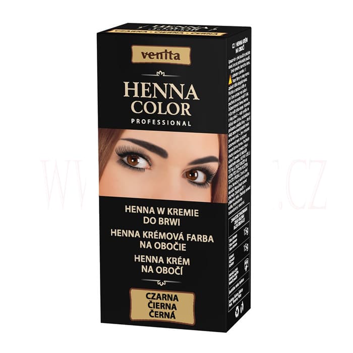 VENITA Henna Eyebrow Color Black 15g