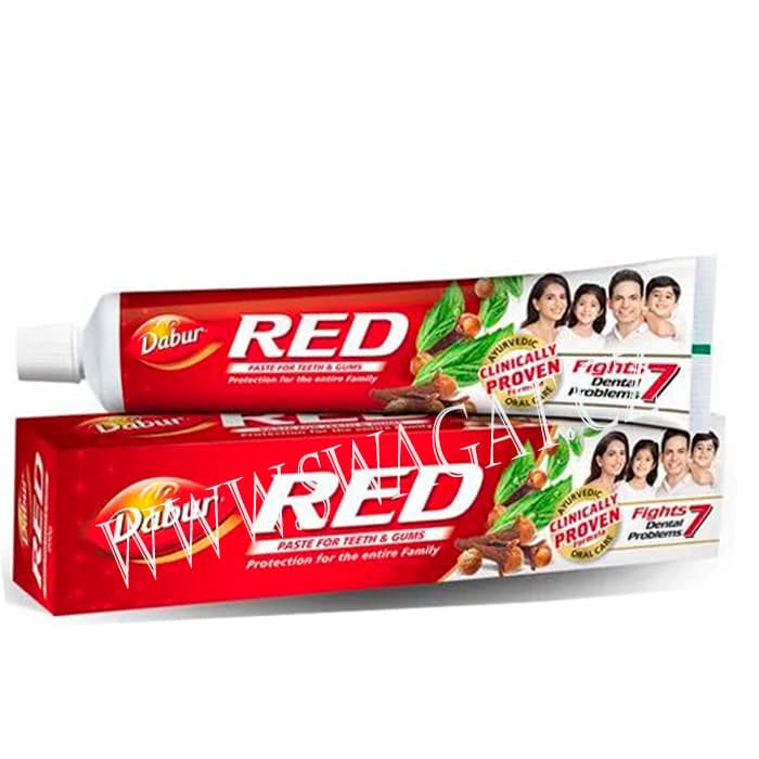 DABUR Red Toothpaste 200g (Free Toothbrush)