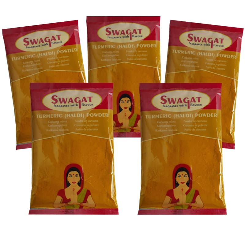 SWAGAT Haldi (Turmeric) Powder 5x100g