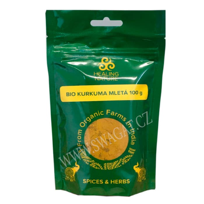 HEALING NATURE Organic Turmeric Powder 100g
