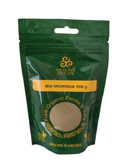 HEALING NATURE Organic Moringa Leaf Powder 100g