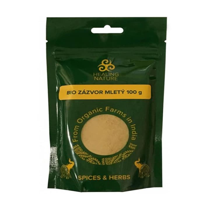 HEALING NATURE Organic Ginger Powder 100g