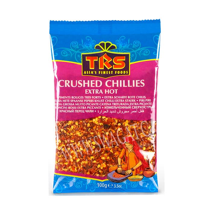TRS Extra Hot Crushed Chillies 100g