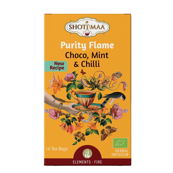 SHOTI MAA BIO Hari Chai Purity Flame 16 x 2g