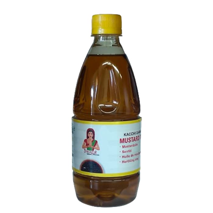 SWAGAT Kachi Ghani Pure Mustard Oil 500ml