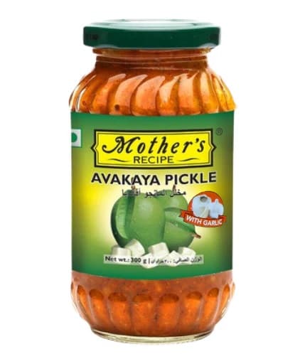 MOTHER'S RECIPE Avakaya Mango Pickle with Garlic 300g