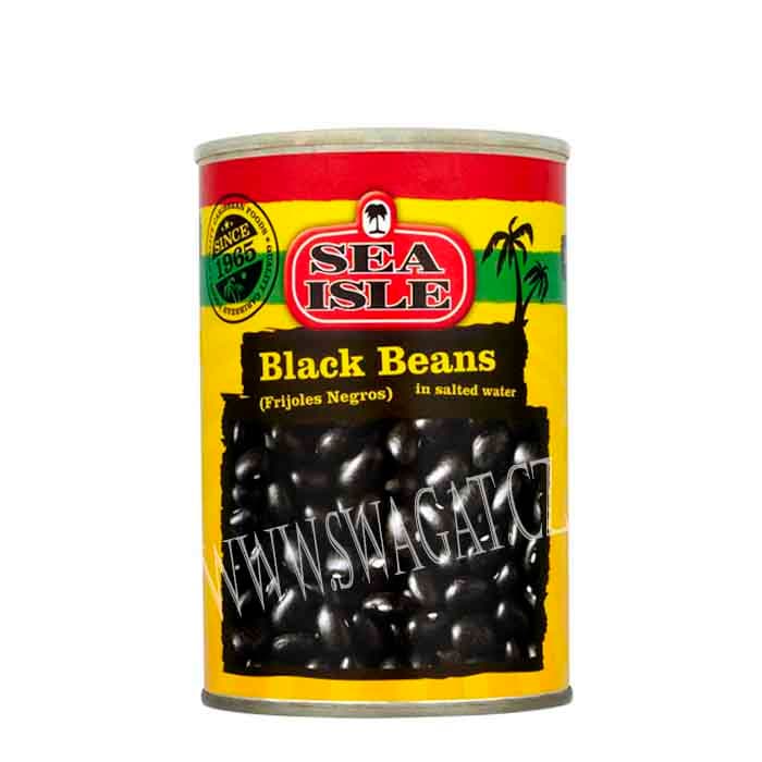SEA ISLE Black Beans in Salted Water 400g