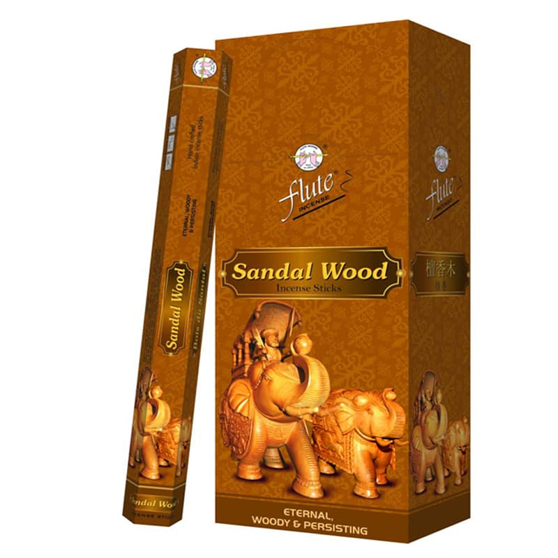 FLUTE Sandalwood  Incense Sticks 20pcs