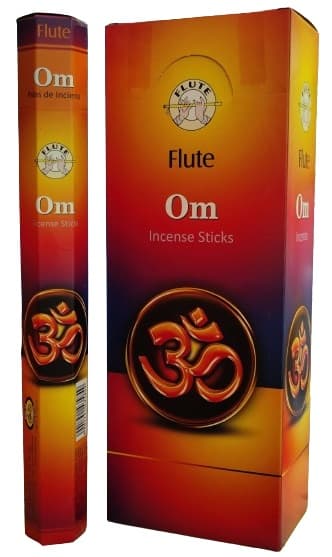 FLUTE Incense Sticks Om 20pcs