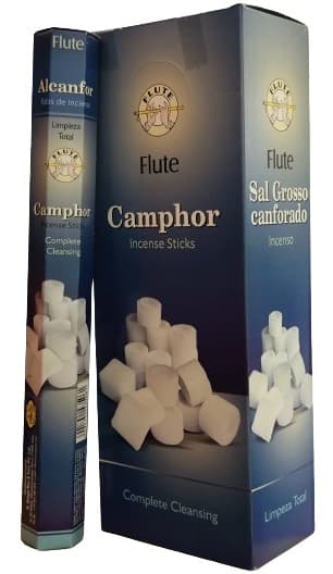 FLUTE Incense Sticks Camphor 20pcs