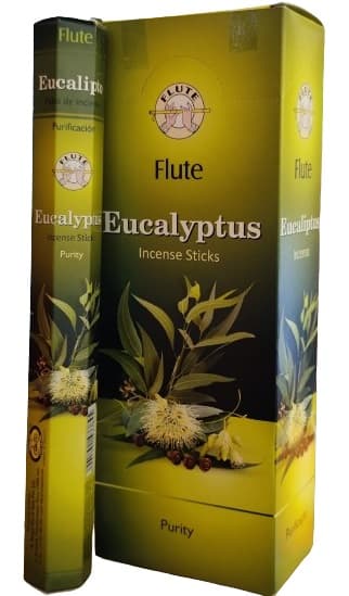 FLUTE Incense Sticks Eucalyptus 20pcs