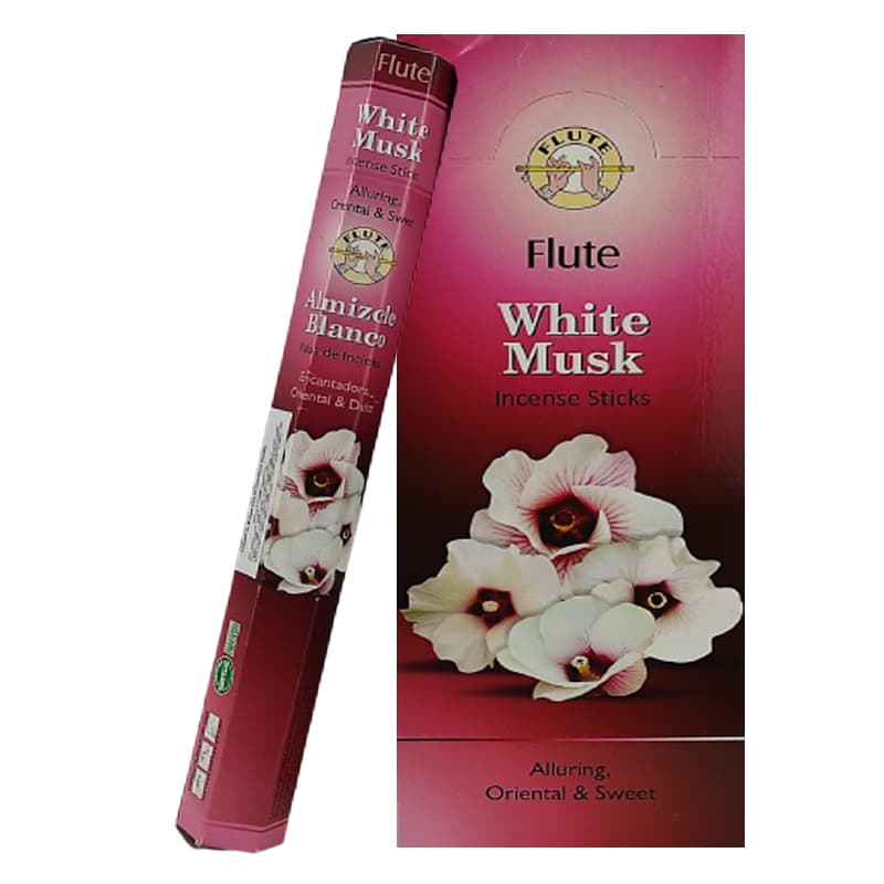 FLUTE White Musk Incense Stick 20pcs