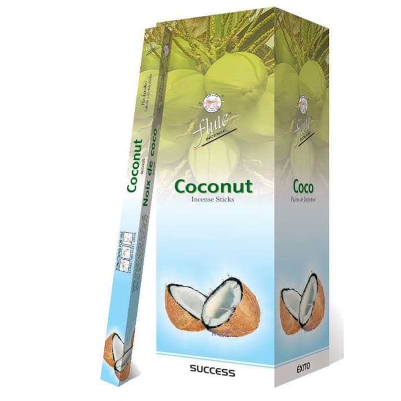 FLUTE Coconut Incense Sticks 20pcs