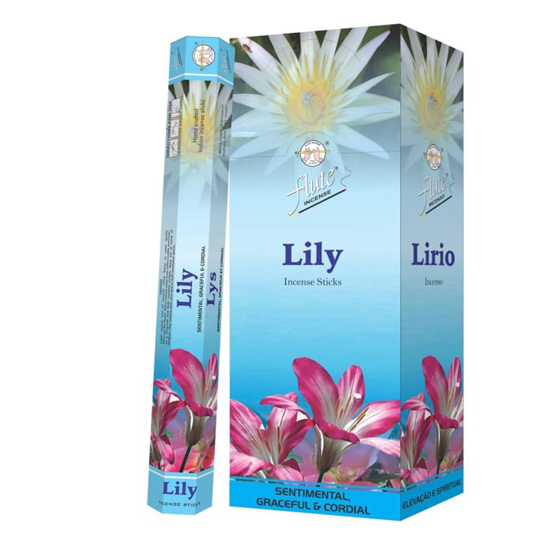 FLUTE Incense Sticks Lily 20pcs