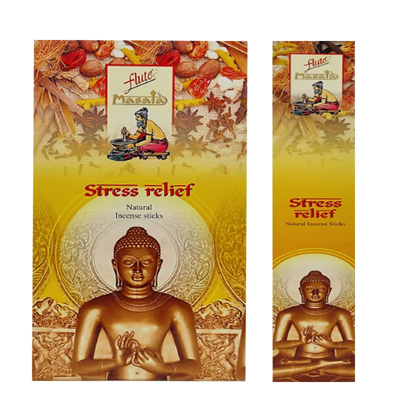 FLUTE MASALA Stress Relief Incense Sticks 15pcs