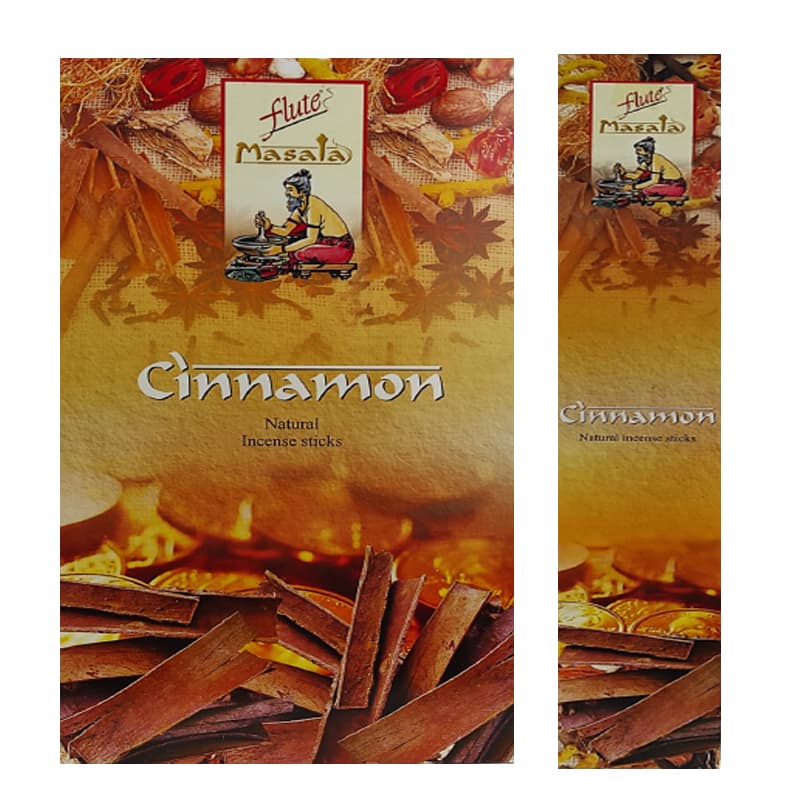 FLUTE MASALA Cinnamon Incense Sticks 15pcs