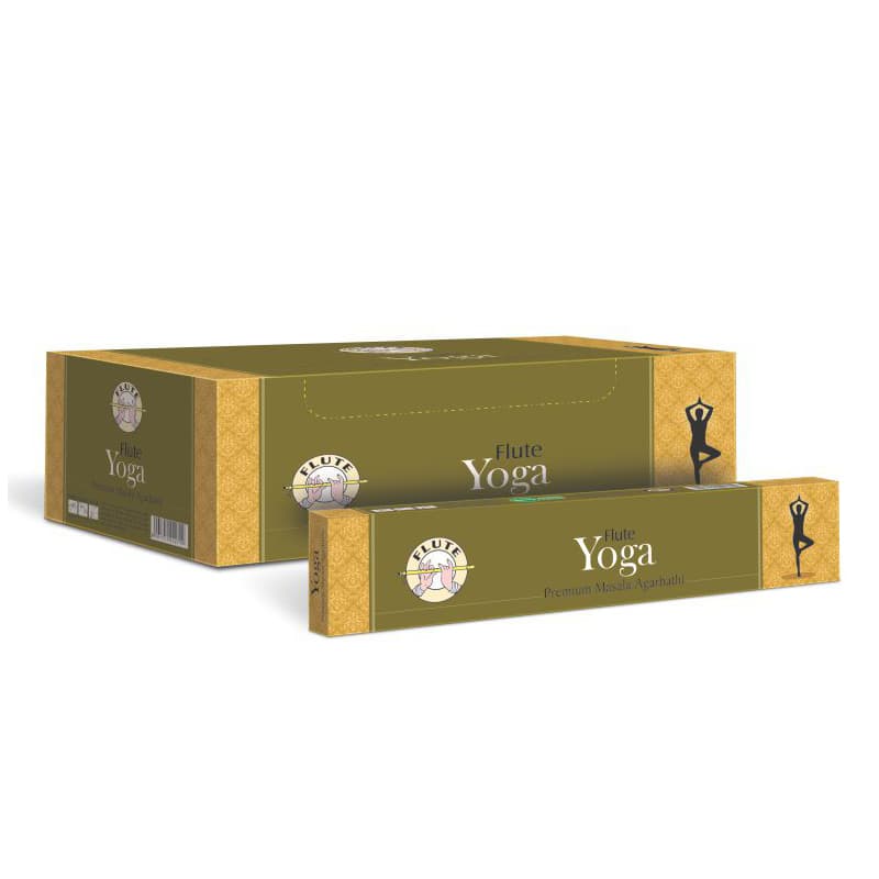 FLUTE PREMIUM Yoga Masala Incense Sticks 12psc