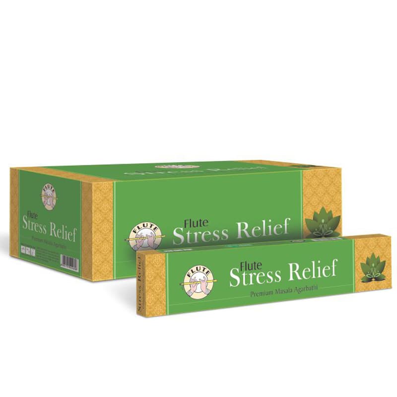 FLUTE PREMIUM Stress Relief Masala Incense Sticks 12pcs