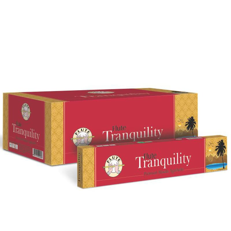 FLUTE PREMIUM Incense Sticks Tranquility Masala 12ks