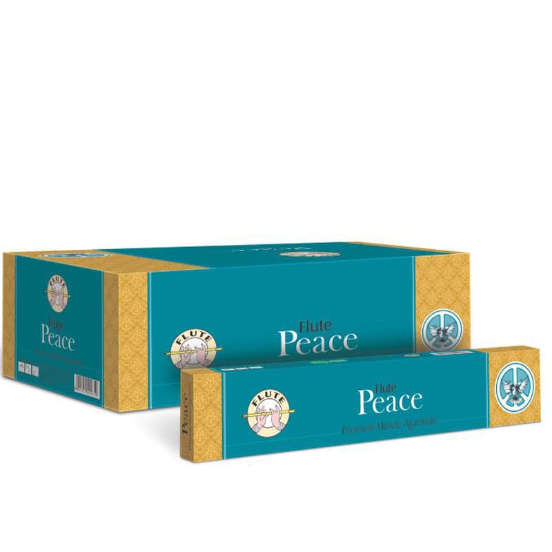 FLUTE PREMIUM Incense Sticks Peace Masala 12ks