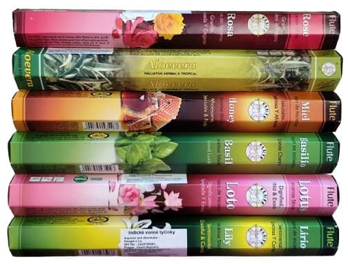 FLUTE Rose, Lily, Honey, Basil, Lotus, Aloe Vera 6 x 20ks